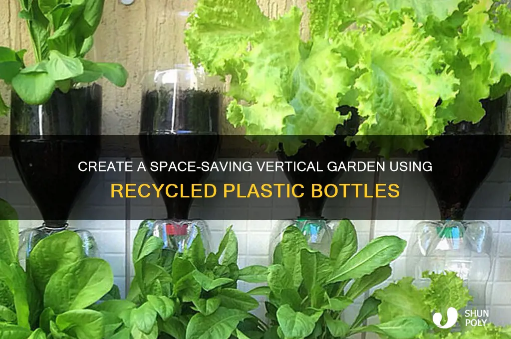 how to build a plastic bottle vertical garden