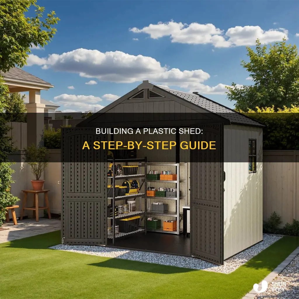 how to build a plastic shed