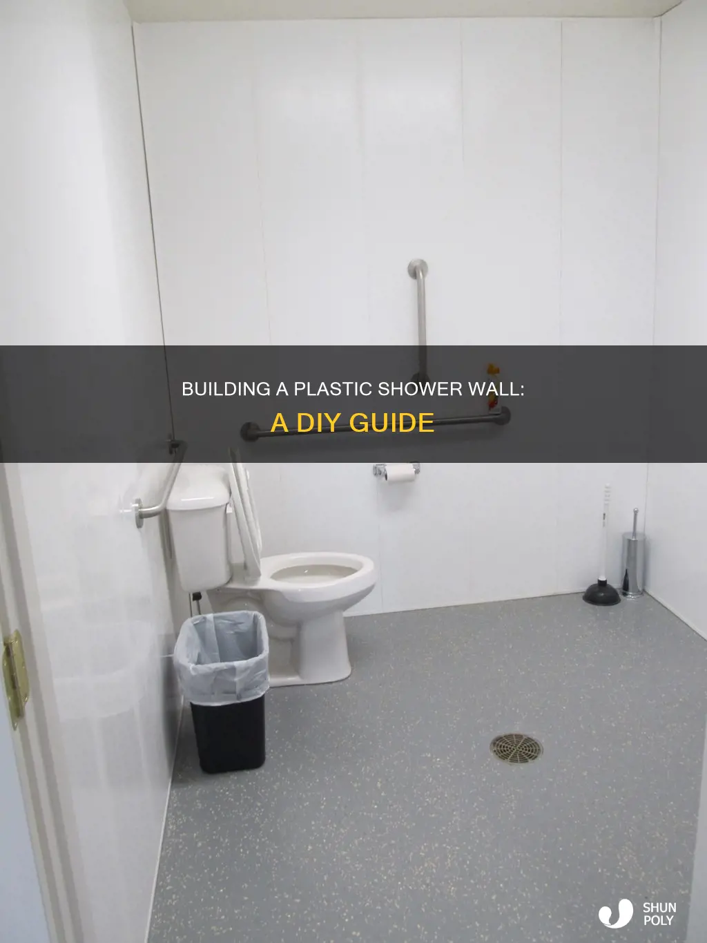 how to build a plastic shower wall