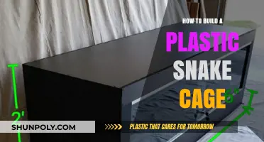 Building a Custom Plastic Snake Cage