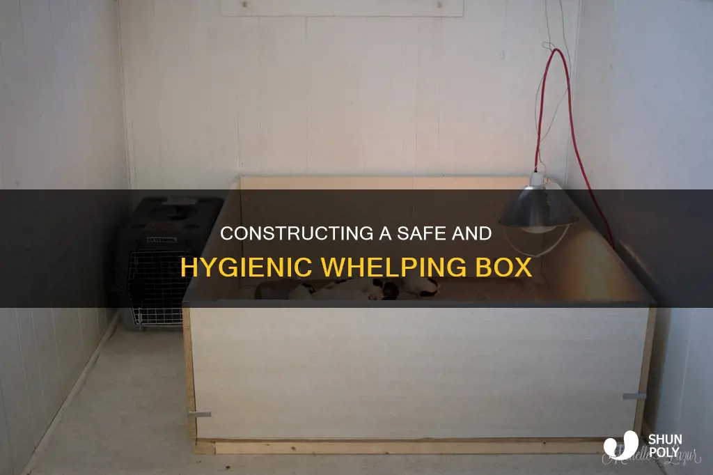 how to build a plastic whelping box