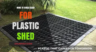Building a Base for Your Plastic Shed: A Step-by-Step Guide