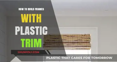 Creating Custom Frames with Plastic Trim