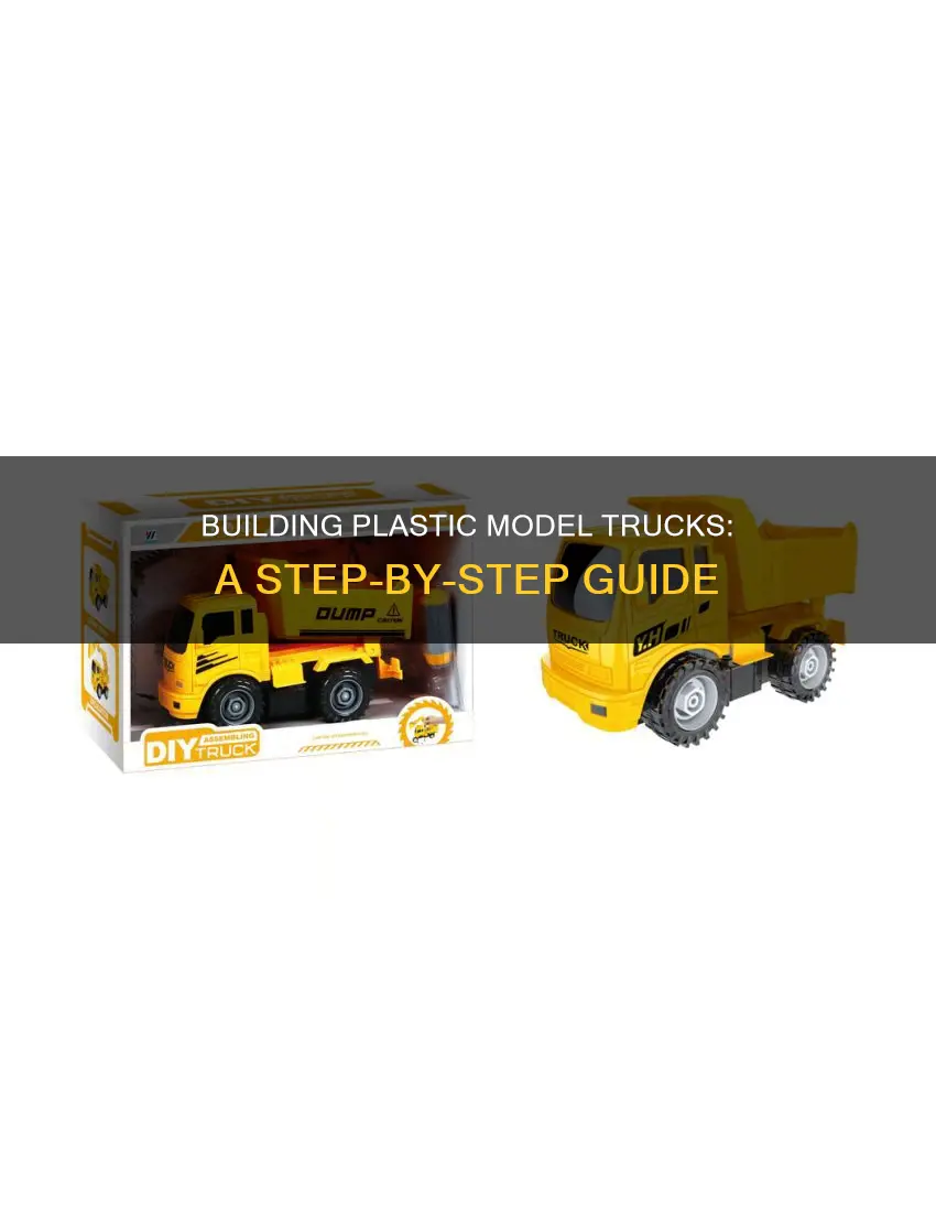 how to build plastic model trucks