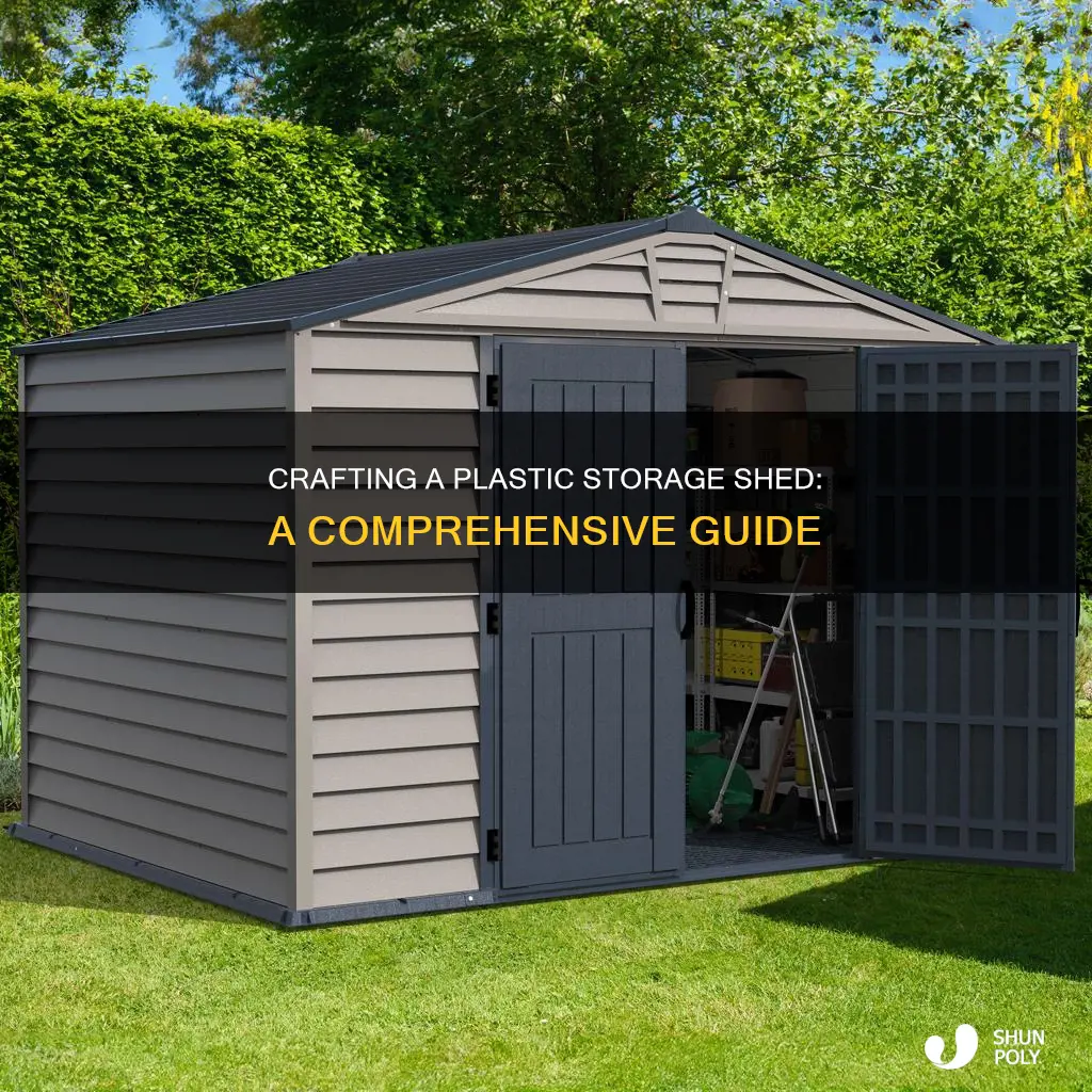 how to build plastic starage shed crastman
