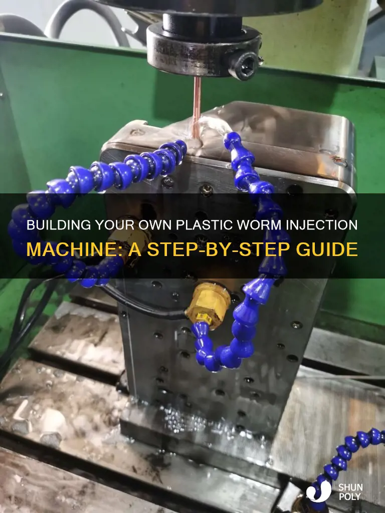 how to build plastic worm injection machine