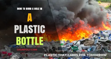 DIY Bottle Cutting: Safely Burn Holes in Plastic Bottles