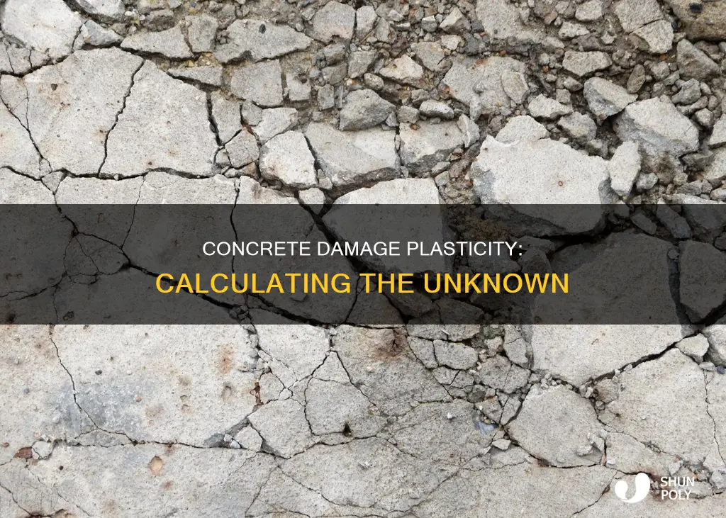 how to calculate concrete damage plasticity