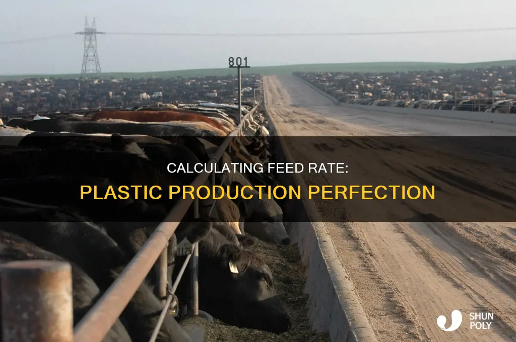 how to calculate feed rate on plastic