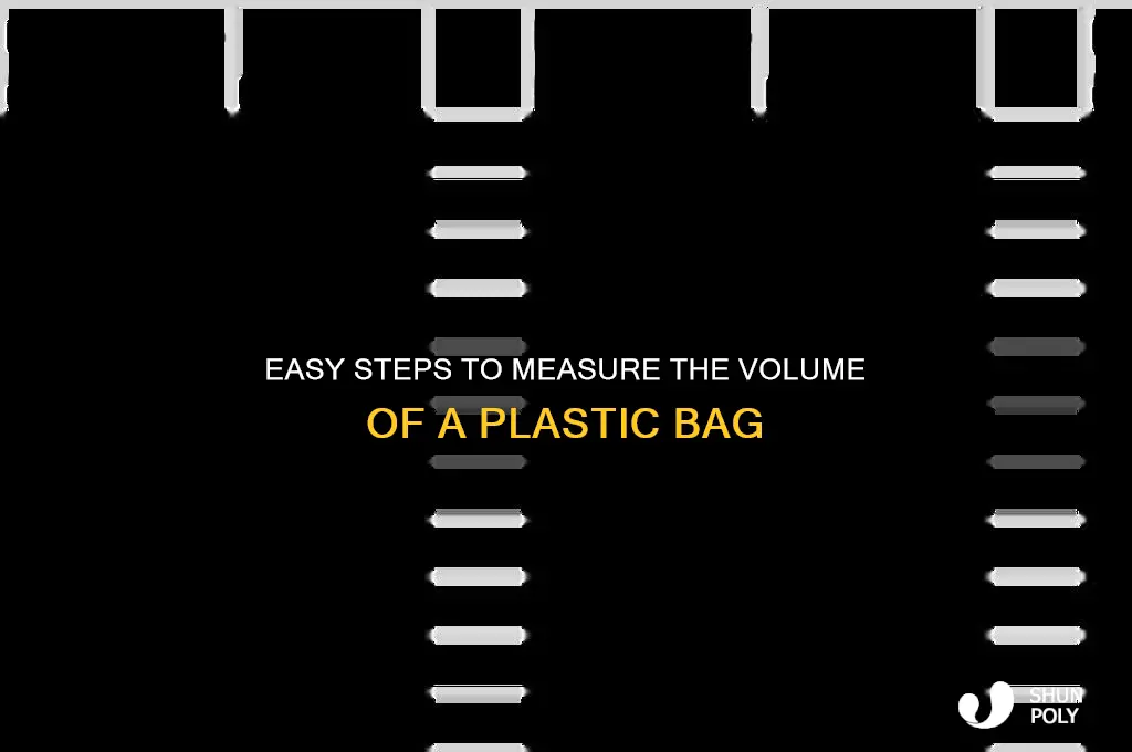 how to calculate volume of a plastic bag