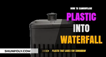 Camouflaging Plastic: Create a Waterfall Illusion