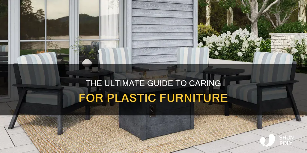 how to care for plastic furniture
