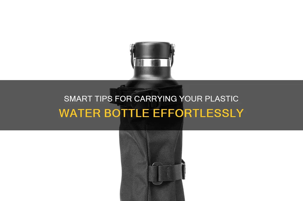 how to carry plastic water bottle