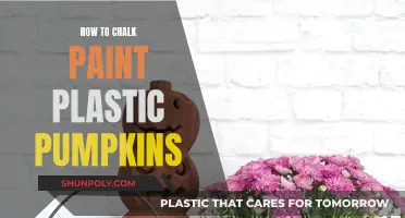 Transform Plastic Pumpkins with Chalk Paint