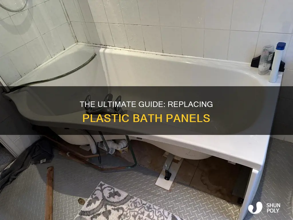 how to change a plastic bath panel
