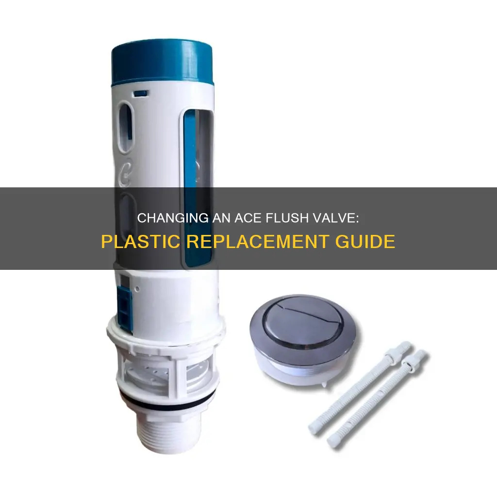 how to change ace flush valve plastic