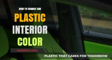 Transforming Car Interiors: Changing Plastic Colors