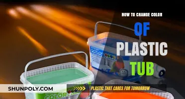 Transforming Plastic Tubs: Changing Colors, Revitalizing Looks