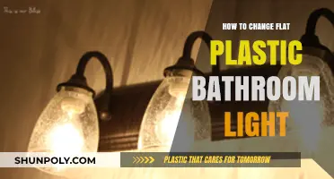 Changing Flat Plastic Bathroom Lights: A Simple Guide