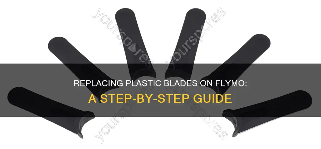 how to change plastic blades on flymo