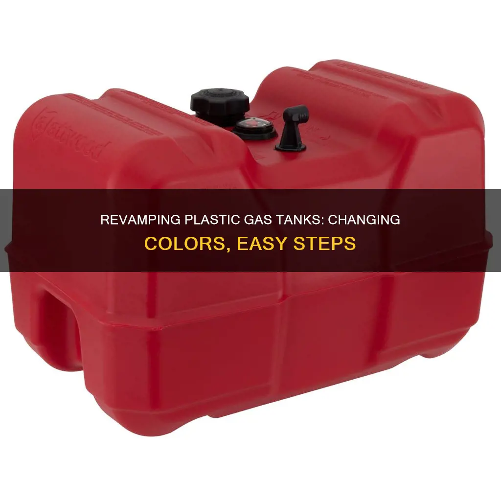 how to change plastic gas tank color