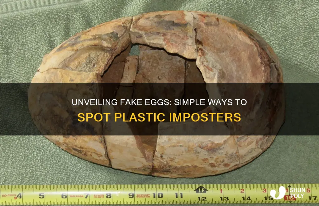 how to check if egg is plastic