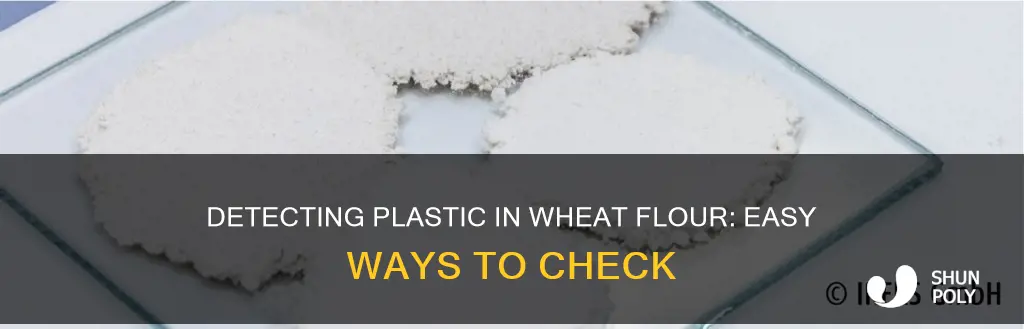 how to check plastic in wheat flour