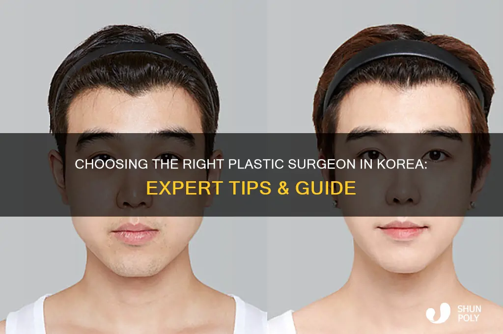 how to choose plastic surgeon in korea