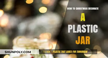 Creative Ways to Decorate Plastic Jars for Christmas