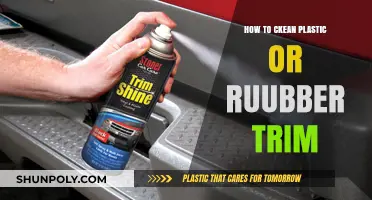 Refresh Your Trim: Plastic and Rubber Cleaning Guide