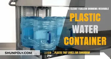 Effective Cleaning of Reusable Plastic Water Containers