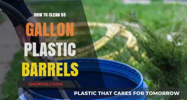 Efficiently Cleaning 55-Gallon Plastic Barrels: A Step-by-Step Guide