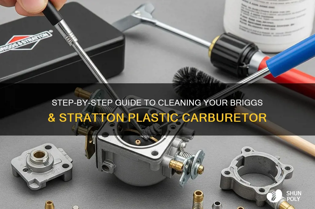 how to clean a briggs and stratton plastic carburetor