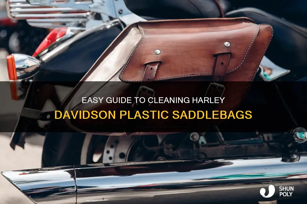 how to clean a harley davidson plastic saddlebags