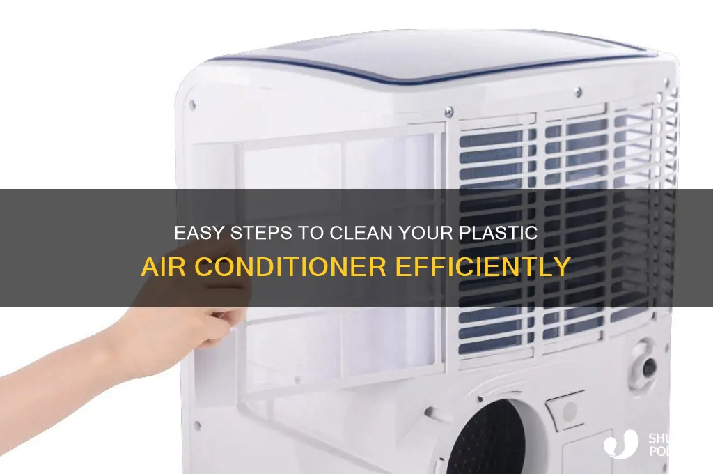 how to clean a plastic air conditioner