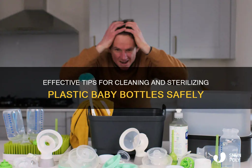 how to clean a plastic baby bottle