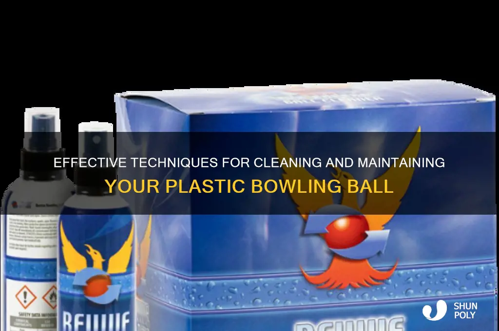 how to clean a plastic bowling ball
