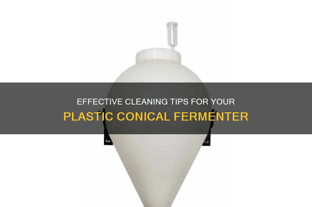 how to clean a plastic conical fermenter