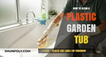 Easy Steps to Clean and Maintain Your Plastic Garden Tub