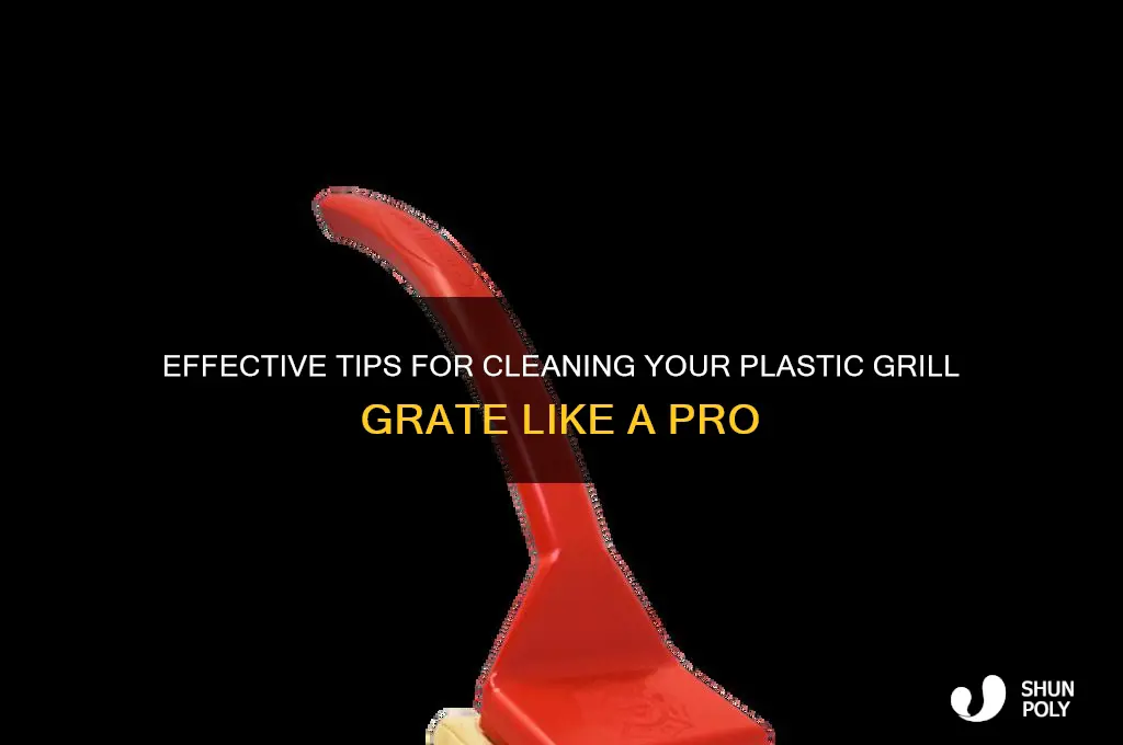 how to clean a plastic grill grate