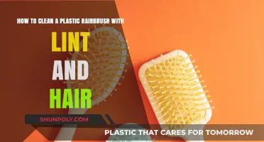 Effortless Plastic Hairbrush Cleaning: Remove Lint and Hair Easily