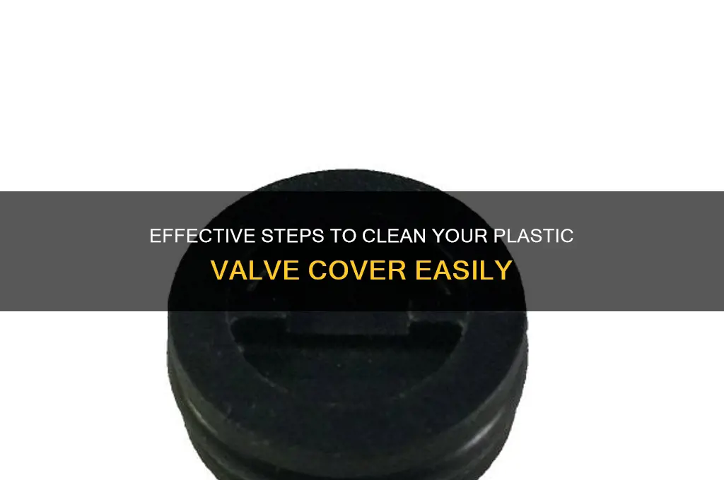 how to clean a plastic valve cover