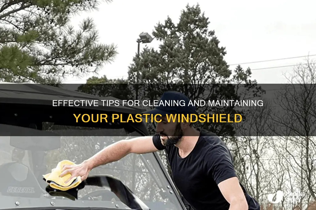how to clean a plastic windshield