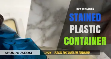 Clean Stained Plastic Containers: Simple and Effective Tricks