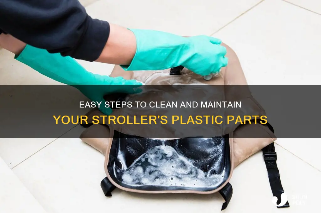 how to clean a stroller plastic