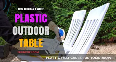 Revive Your White Plastic Outdoor Table: Simple Cleaning Tips for a Fresh Look