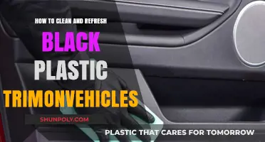 Revive Your Ride: Cleaning and Refreshing Black Plastic Trim on Vehicles