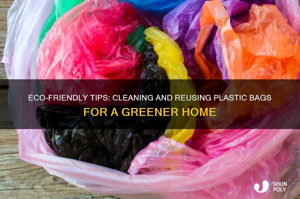 how to clean and reuse plastic bags