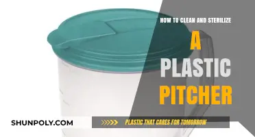 Effective Cleaning and Sterilizing Techniques for Your Plastic Pitcher