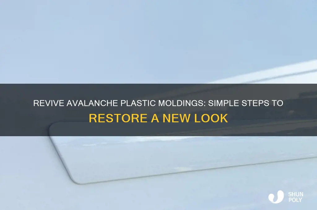 how to clean avalanche plastic moldings to look new again